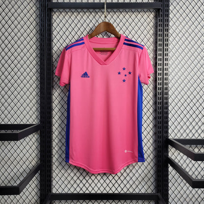 Camisola Cruzeiro Edição Especial Rosa 22/23 - Versão Feminina