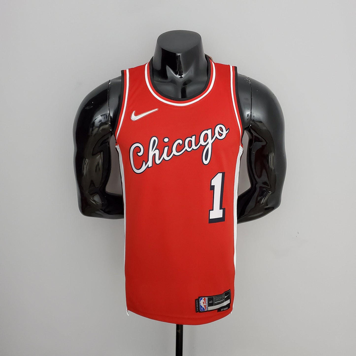 NBA Chicago Bulls #1 Rose Jersey - 75th Anniversary Red