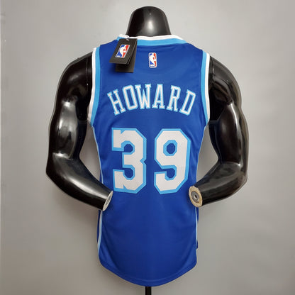 NBA Lakers Jersey #39 Howard Crershaw Blue- 23/24