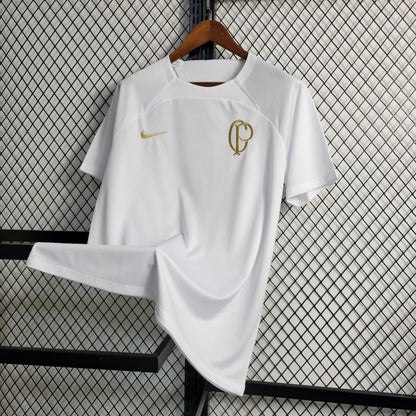 Camisola Corinthians Treino 23/24 - Nike Adepto Masculina - Branco