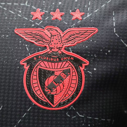 Camisola Benfica 24/25 Alternativa Preta - Versão Jogador - Lançamentos