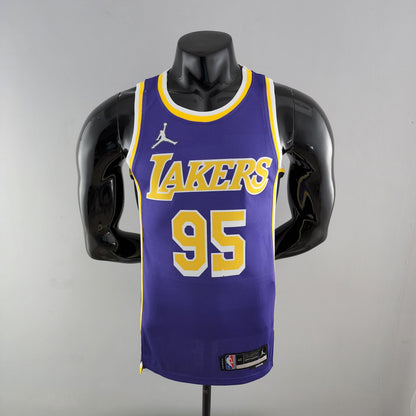 NBA Lakers #95 Toscano Purple Jersey - 23/24
