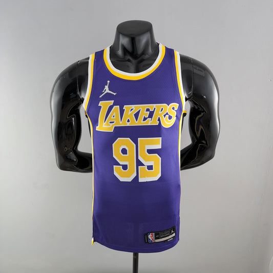 NBA Lakers #95 Toscano Purple Jersey - 23/24