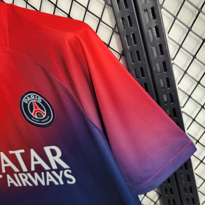 Camisola PSG Treino Vermelha e Azul 23/24