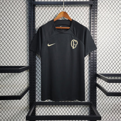Camisola Corinthians Treino 23/24 - Nike Adepto Masculina - Preta