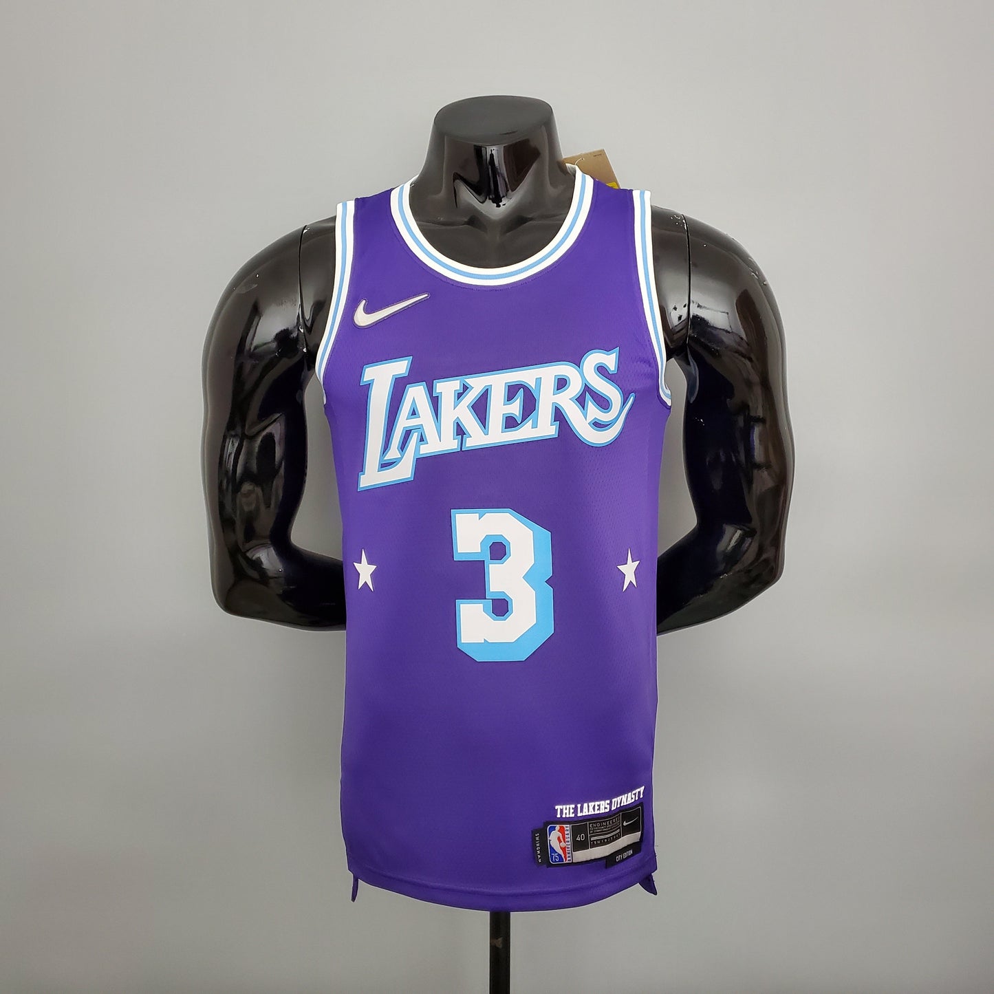 NBA Lakers Jersey #3 Davis City Edition Purple - 23/24