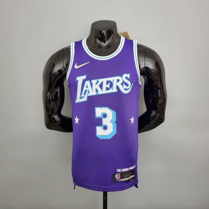 NBA Lakers Jersey #3 Davis City Edition Purple - 23/24