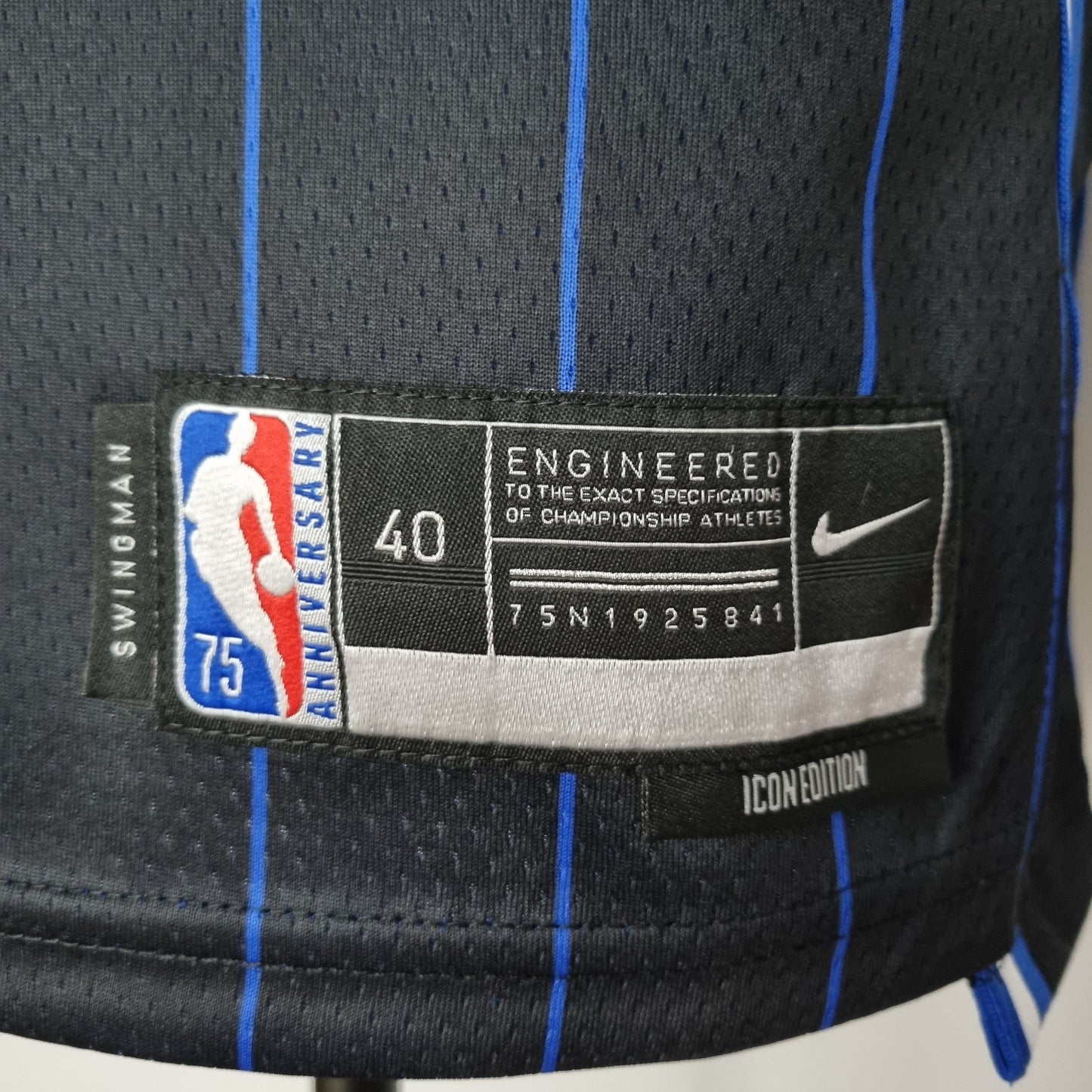 Camisola NBA Orlando Magic #20 Fultz - 75° Aniversário Black