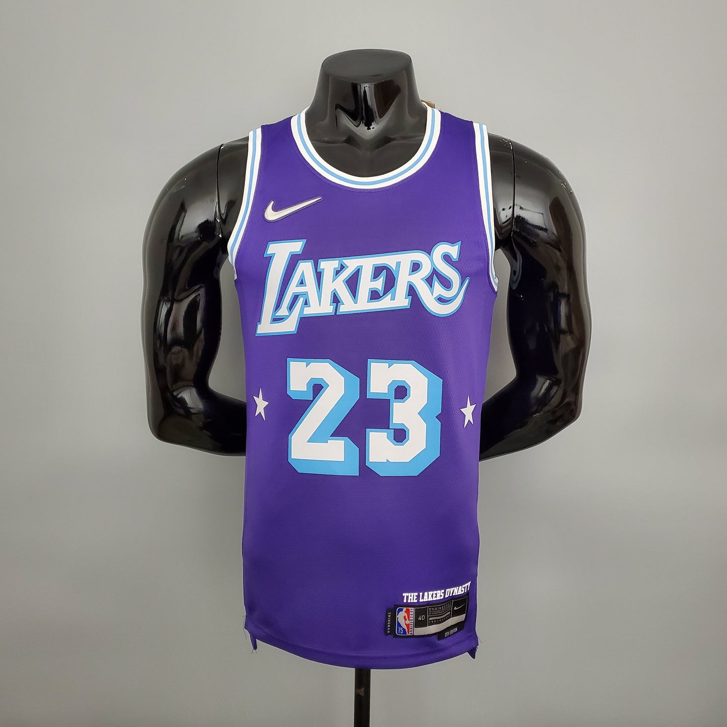 Camisola NBA Lakers #23 James City Edition Purple - 23/24