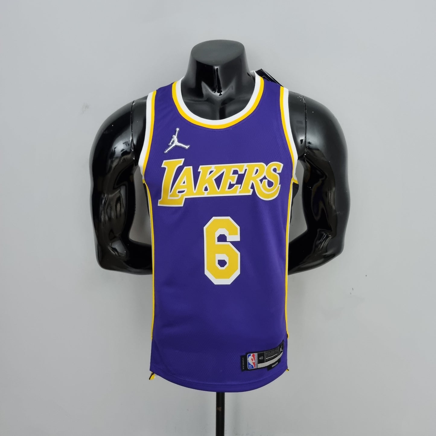 Camisola NBA Lakers #6 Jordan Purple 75° Aniversário  - 23/24