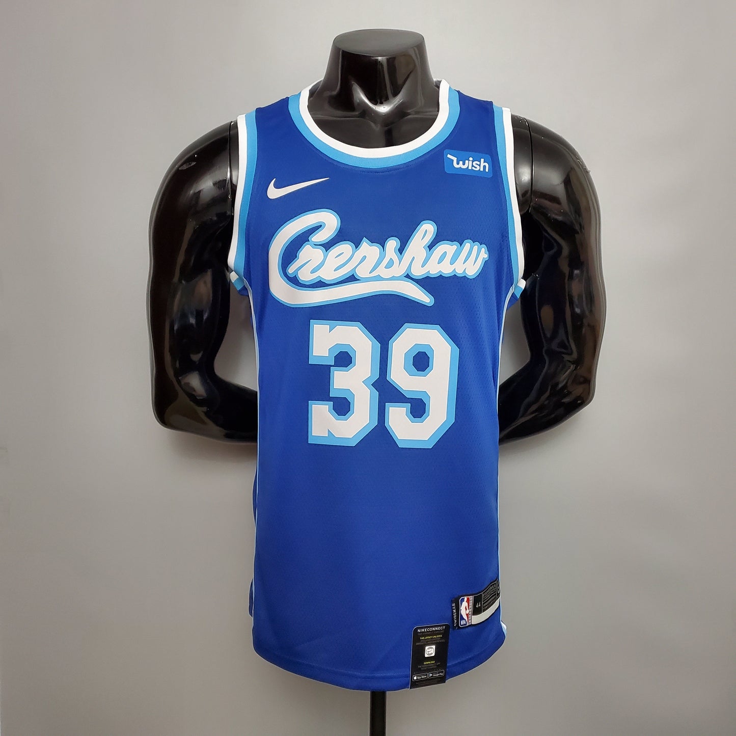 NBA Lakers Jersey #39 Howard Crershaw Blue- 23/24