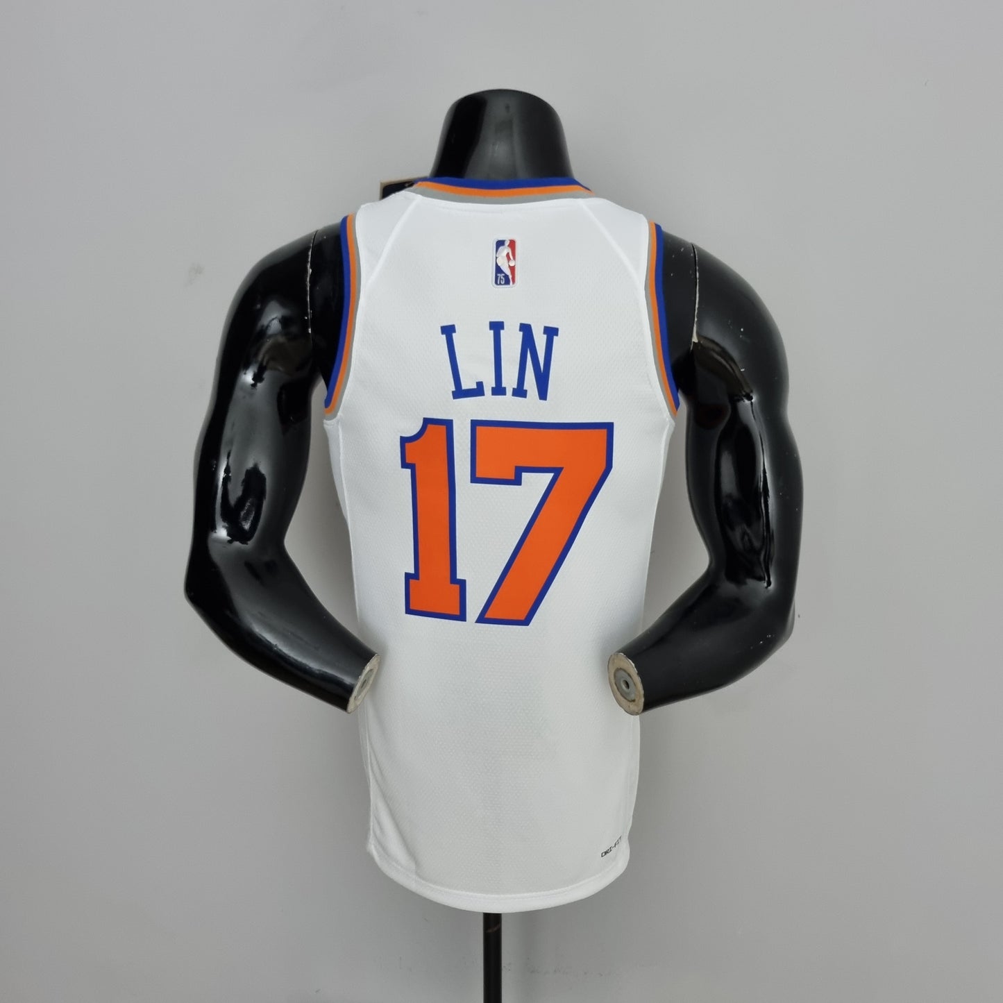 NBA NY Knicks #17 Lin Jersey - 75th Anniversary White