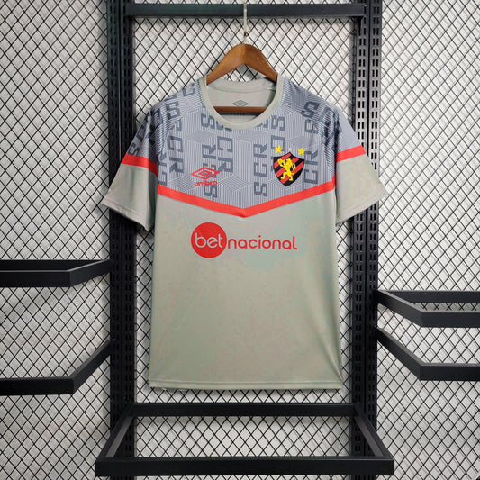 Camisola Sport Recife Treino 23/24 - Umbro Adepto Masculina - Cinza