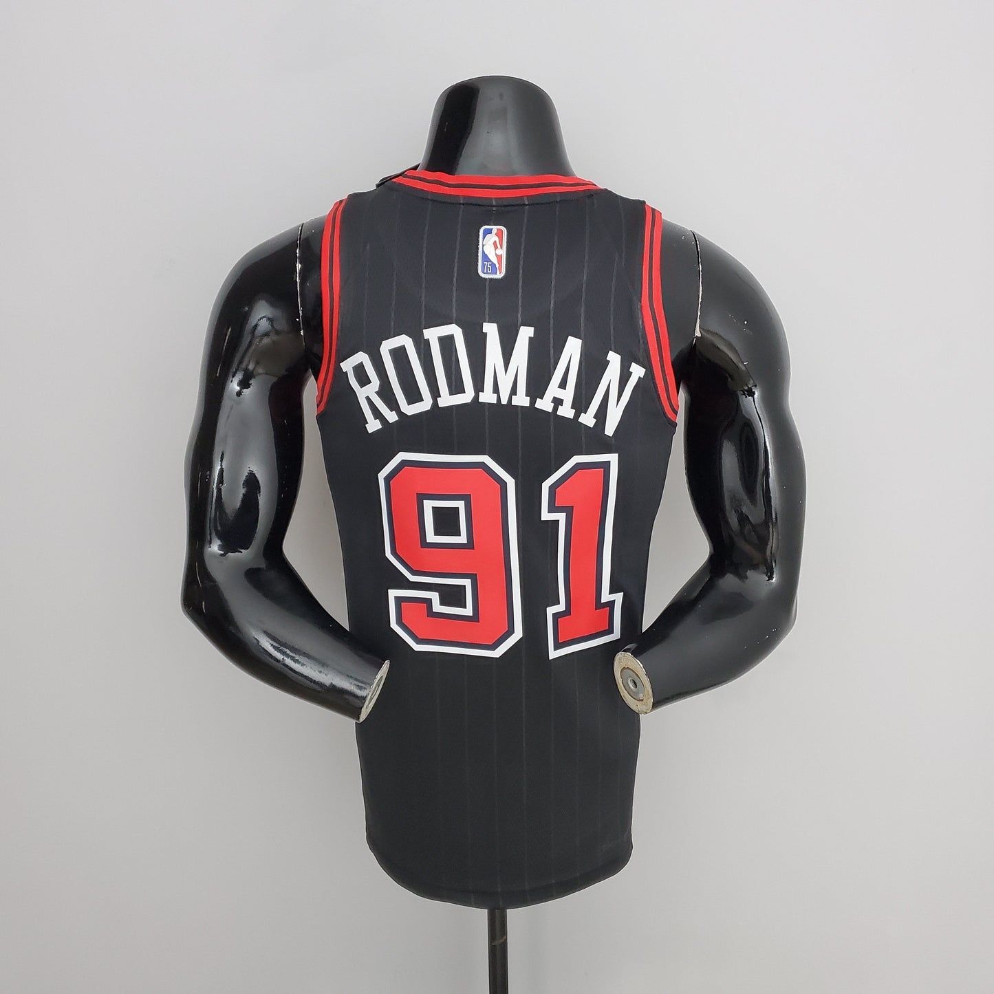 NBA Chicago Bulls #91 Rodman Jersey - Flyers Black