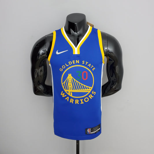 NBA Golden State Warriors #30 Curry Jersey - Mexico Blue