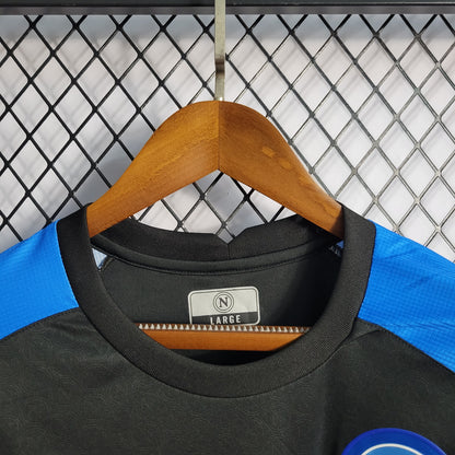 Camisola Napoli Treino Preta 22/23 - Versão Adepto