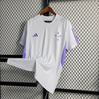 Camisola Cruzeiro Treino 23/24 - Adidas Adepto Masculina - Branca