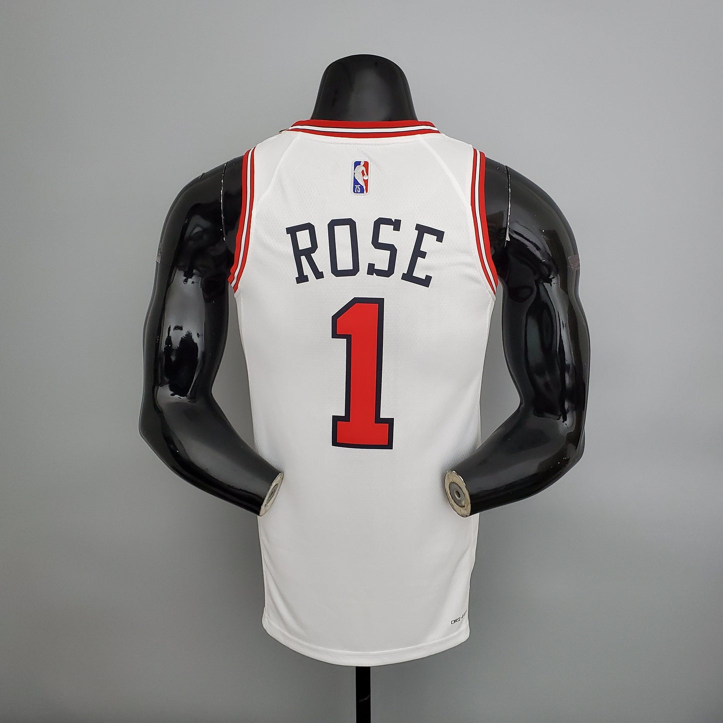 Camisola NBA Chicago Bulls #1 Rose - 75° Aniversário White