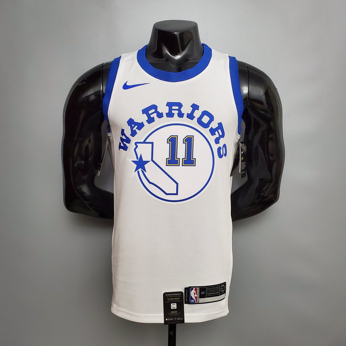 NBA Golden State Warriors #11 Thompson Jersey - Retro White
