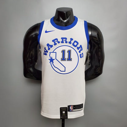 NBA Golden State Warriors #11 Thompson Jersey - Retro White
