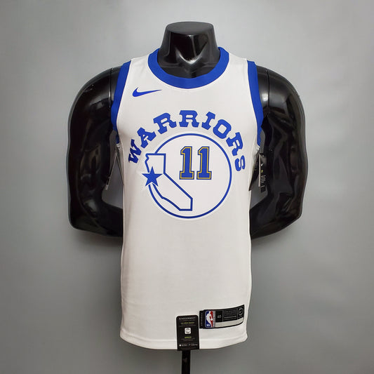 NBA Golden State Warriors #11 Thompson Jersey - Retro White