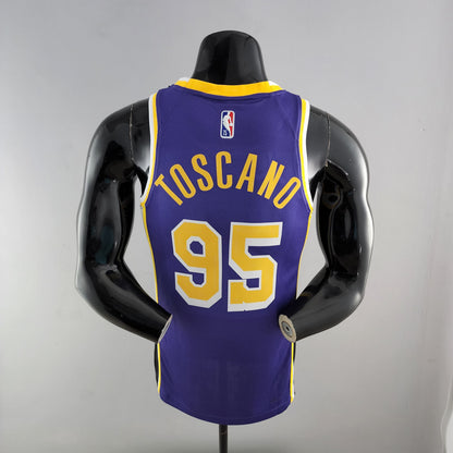 NBA Lakers #95 Toscano Purple Jersey - 23/24