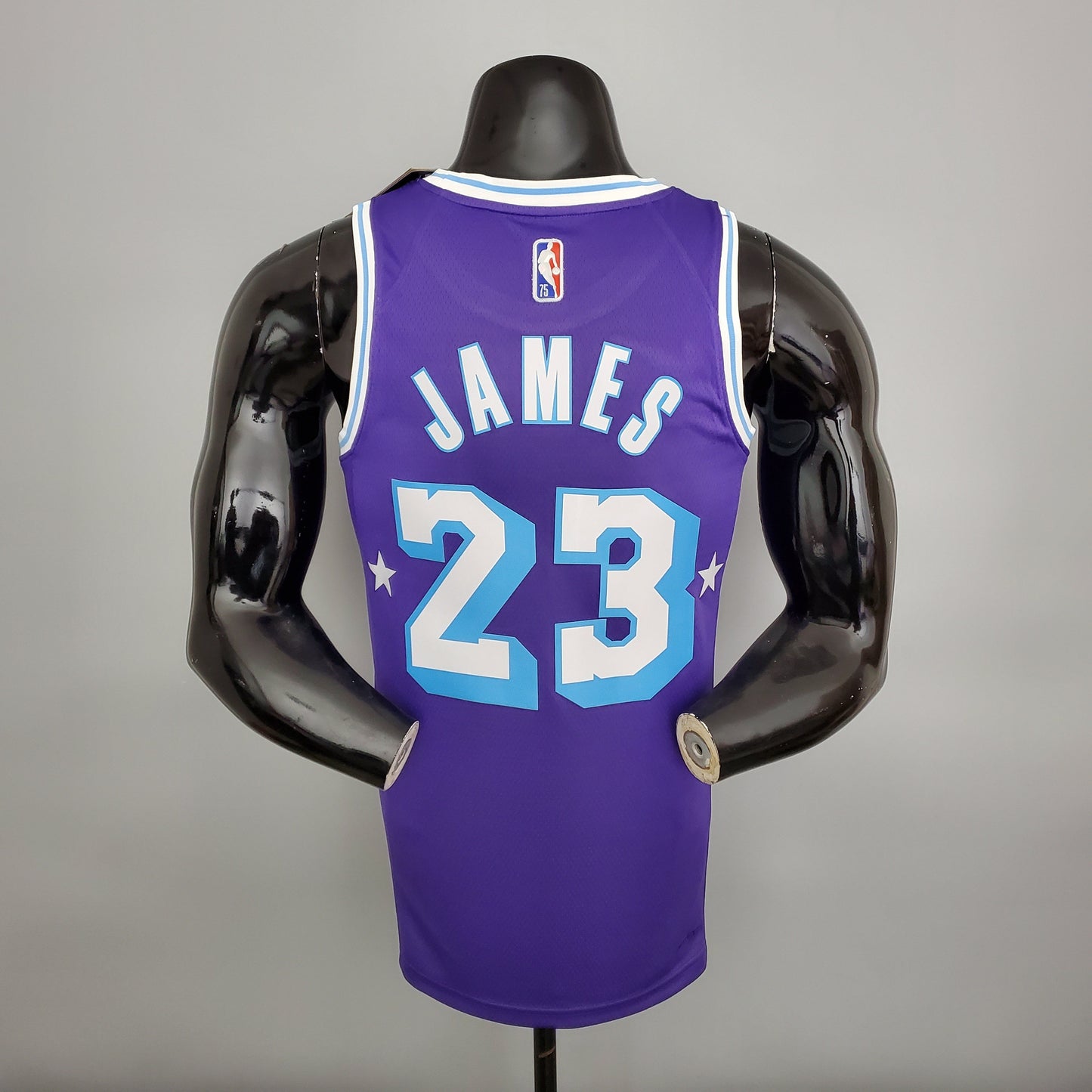 Camisola NBA Lakers #23 James City Edition Purple - 23/24