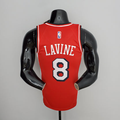 NBA Chicago Bulls Jersey #8 Lavine - 75th Anniversary Red