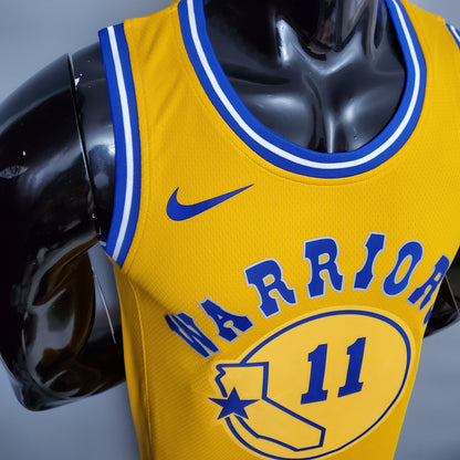 Camisola NBA Golden State Warriors #11 Thompson - Retro Yellow