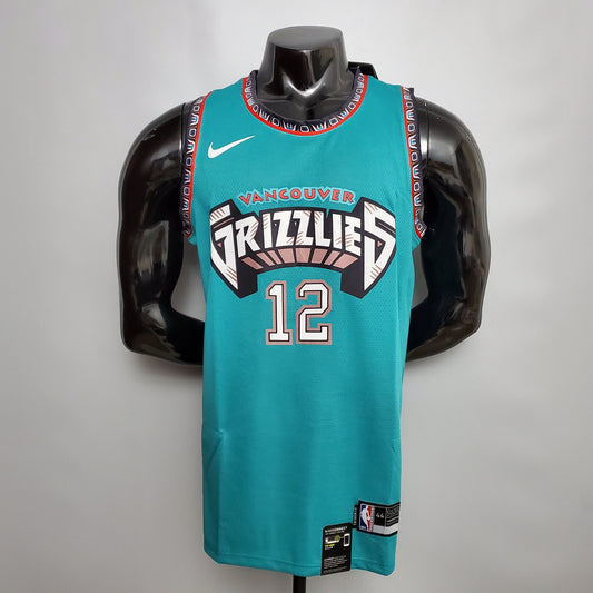 NBA Memphis Grizzlies #12 Morant Jersey - Recognition Green