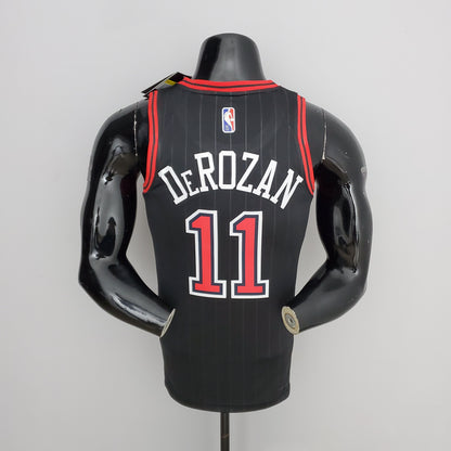 NBA Chicago Bulls #11 DeRozan Jersey - Flyers Black