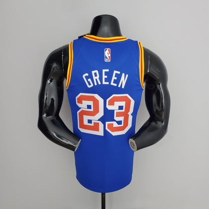Camisola NBA Golden State Warriors #23 Green - Retro Blue