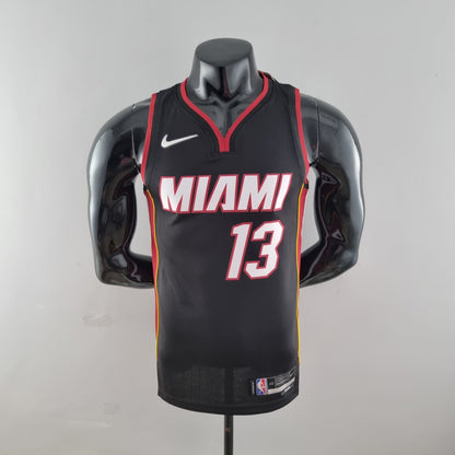Camisola NBA Miami Heat #13 Adebayo - 75° Aniversário Black