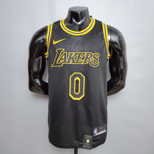 NBA Lakers #0 Kuzma Snake Print Jersey - 23/24