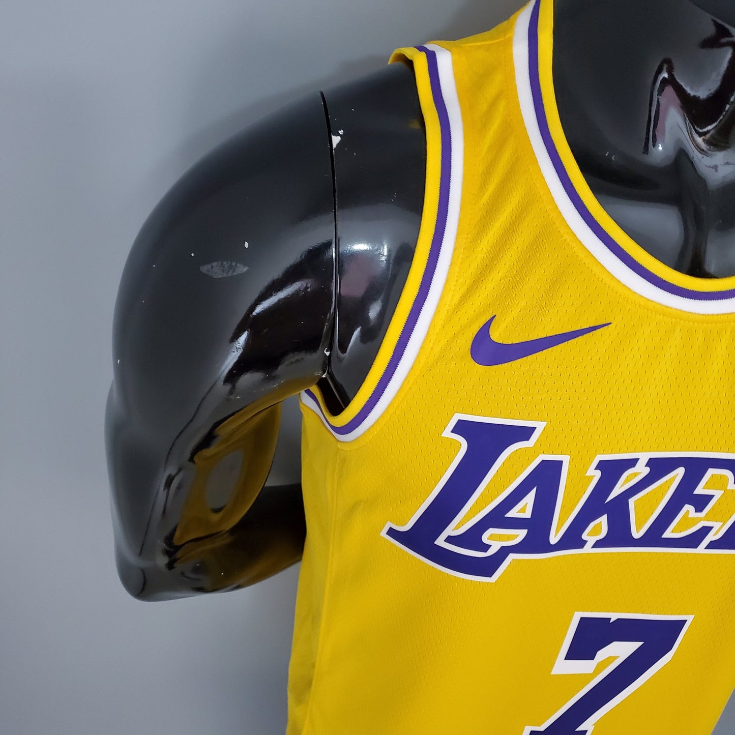 Camisola NBA Lakers #7 Anthony Crew Neck Yellow - 23/24