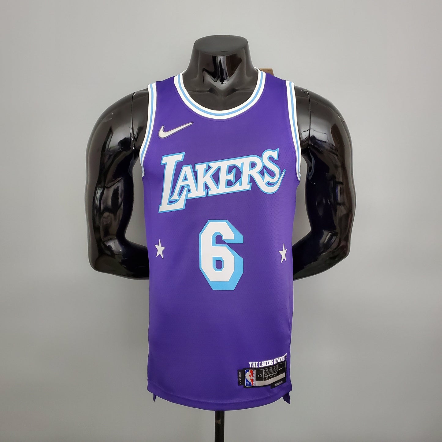 Camisola NBA Lakers #6 James City Edition Purple - 23/24
