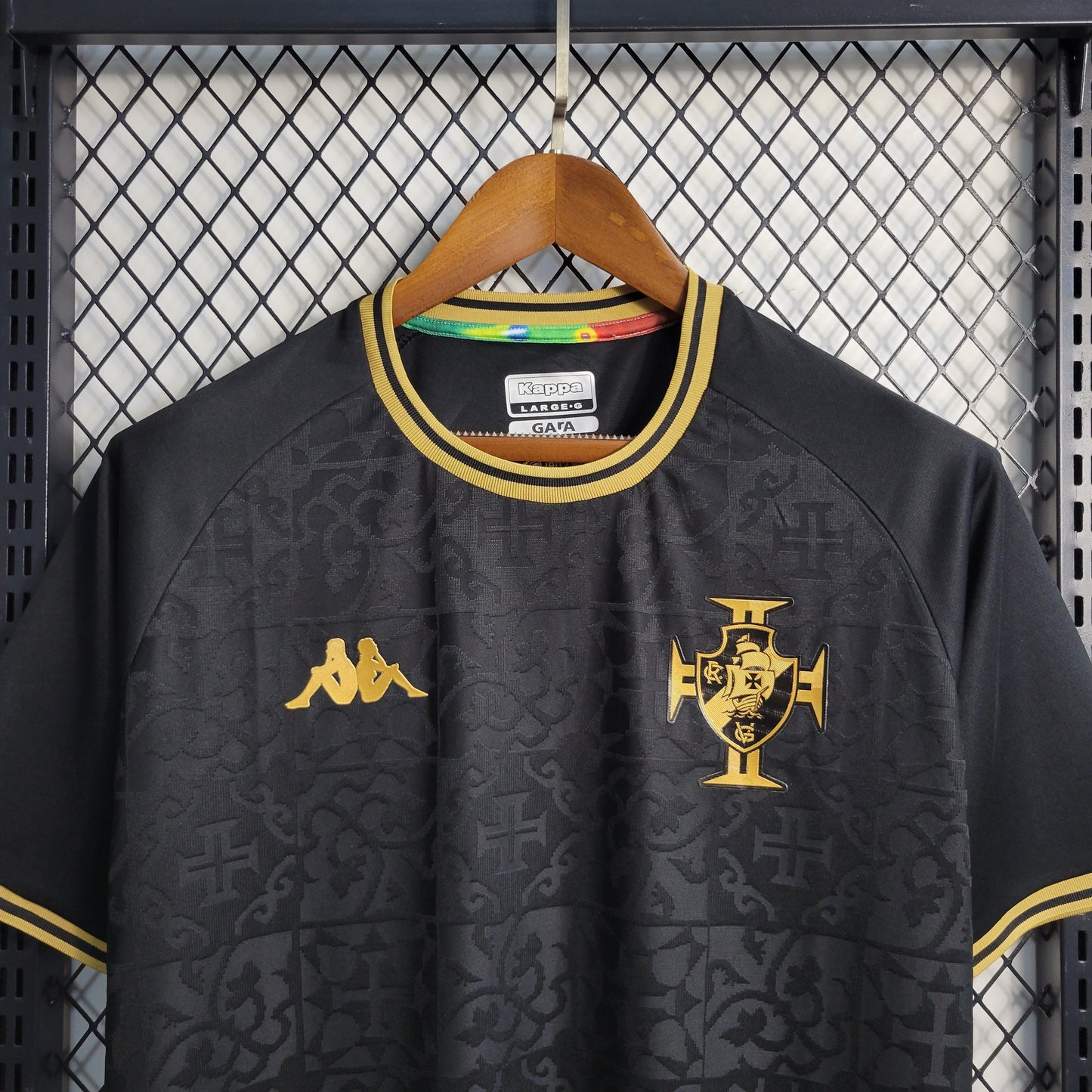 Camisola Vasco Especial 22/23 - Kappa Adepto Masculina - Preta