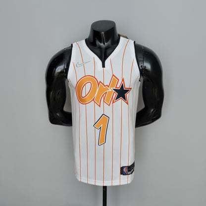 NBA Orlando Magic #1 McGrady Shirt - 75th Anniversary White