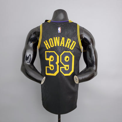 NBA Lakers #39 Howard Snake Print Jersey - 23/24