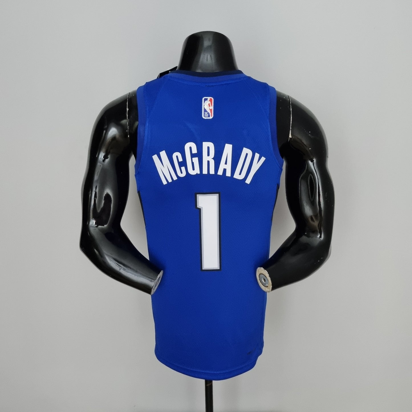 NBA Orlando Magic #1 McGrady Shirt - 75th Anniversary Blue