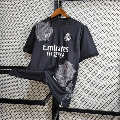 Camisola Real Madrid Edição Especial Y3 Preto 24/25 - Versão Adepto