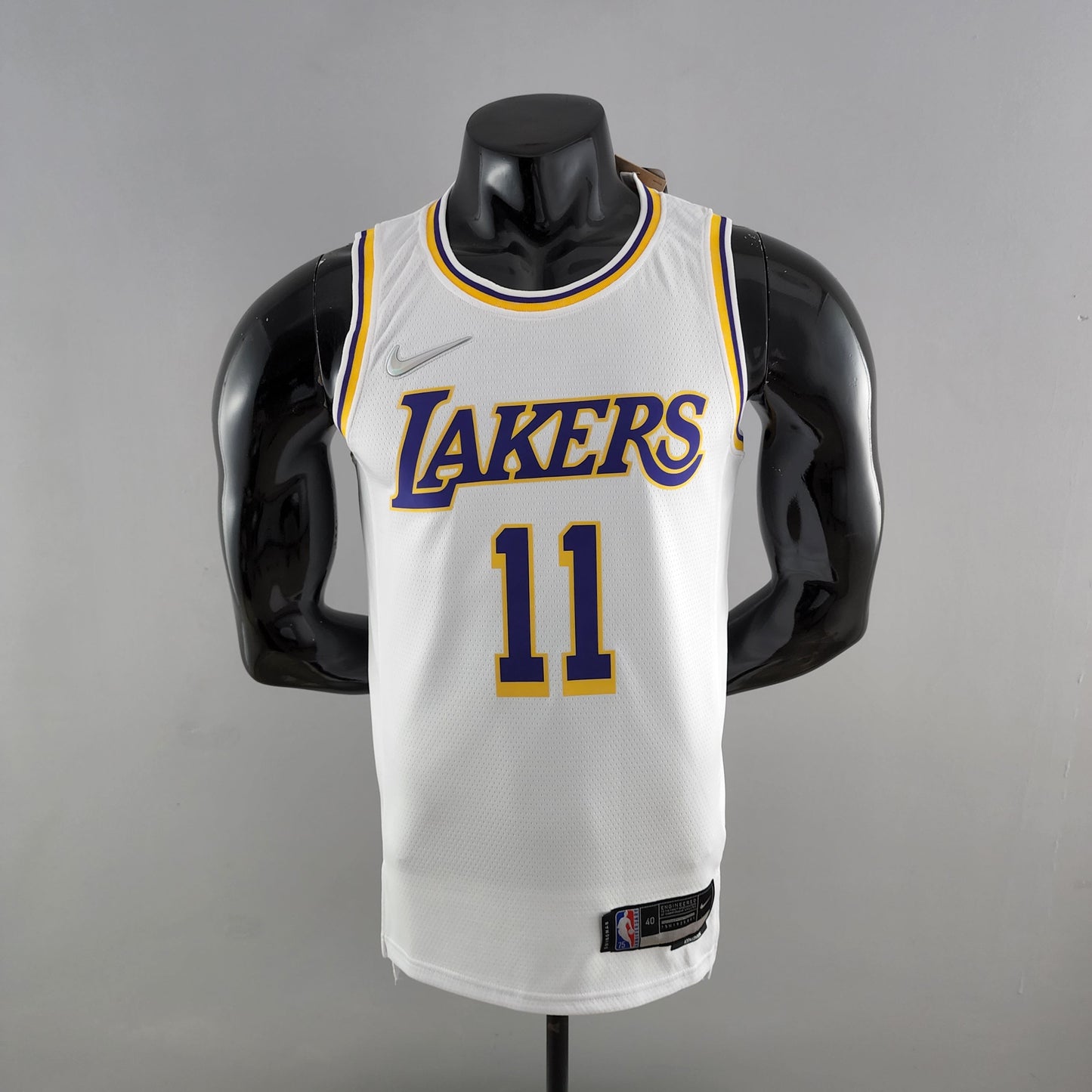 Camisola NBA Lakers #11 Irving 75° Aniversário Branca - 23/24