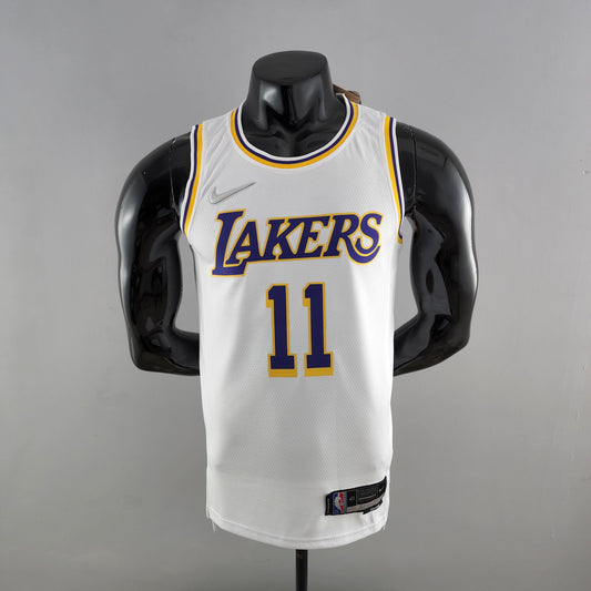 NBA Lakers Jersey #11 Irving 75th Anniversary White - 23/24