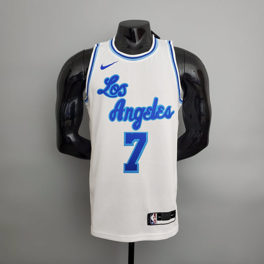 NBA Lakers #7 Anthony Latin Night White Jersey - 23/24