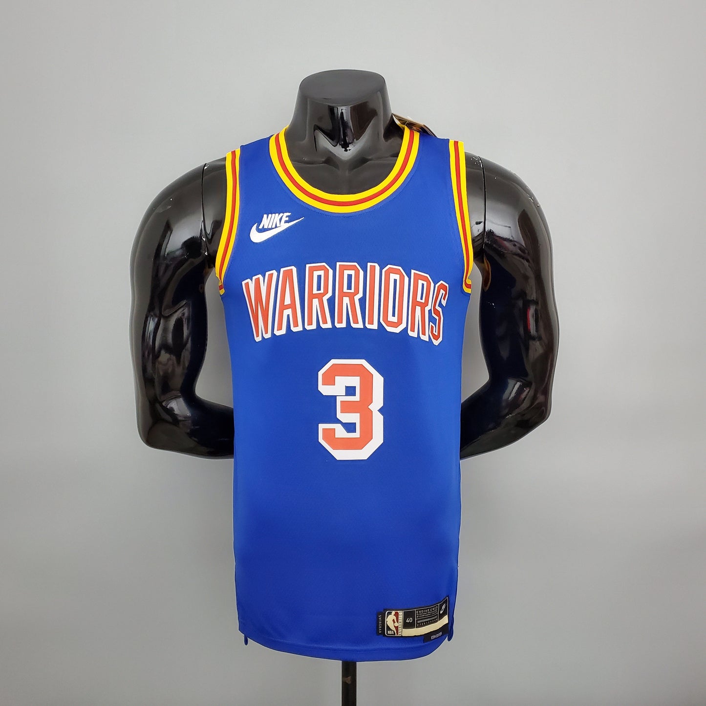 NBA Golden State Warriors #3 Poole Jersey - Retro Blue