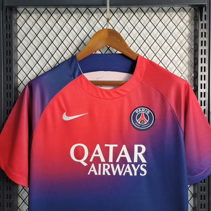 Camisola PSG Treino Vermelha e Azul 23/24