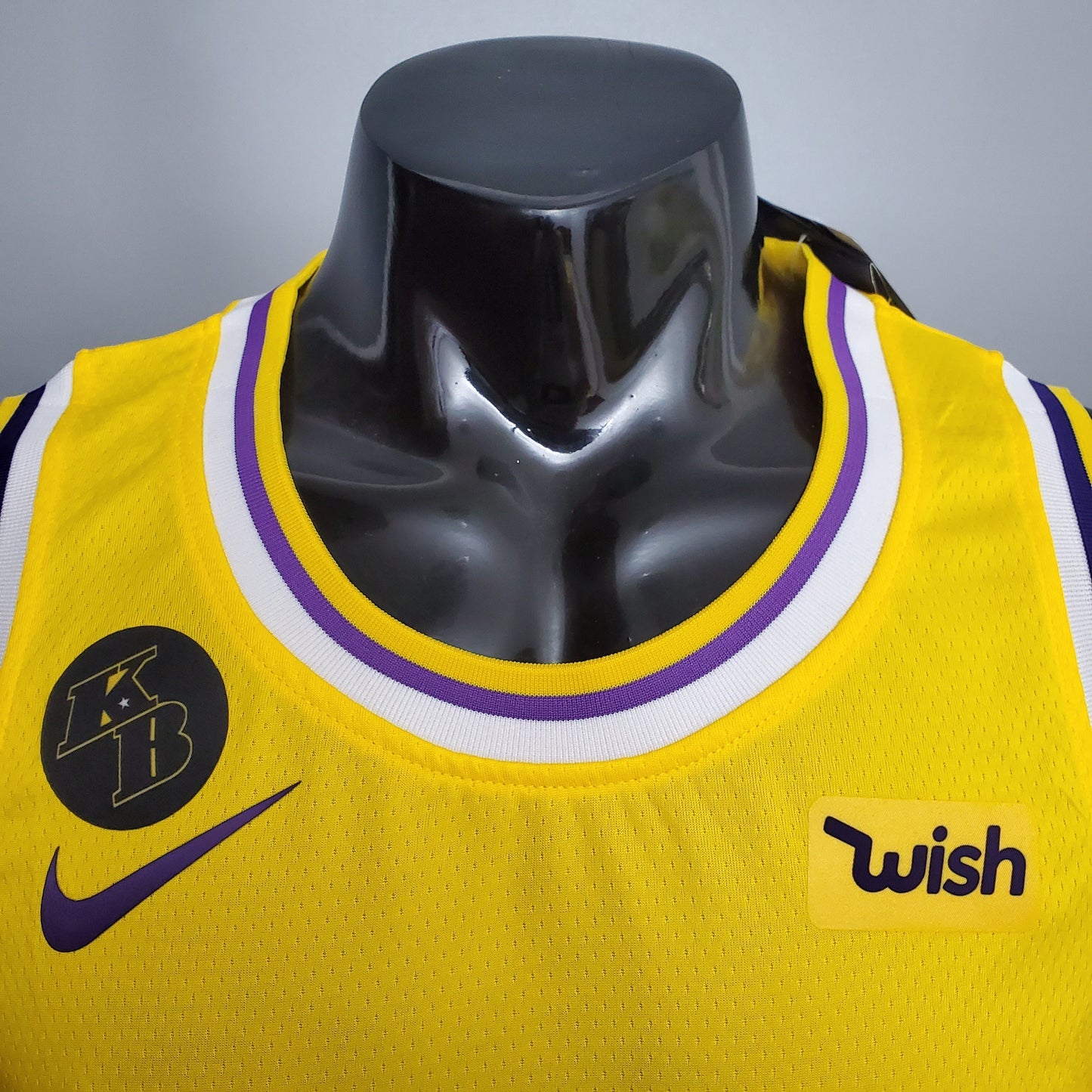 NBA Lakers Jersey #24 Bryant Commemorative Yellow - 23/24