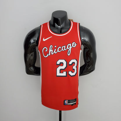 NBA Chicago Bulls #23 Jordan Jersey - 75th Anniversary Red