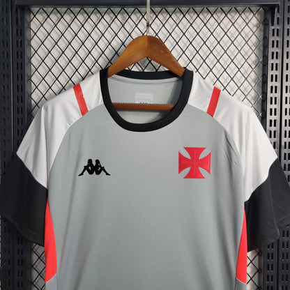 Camisola Vasco Treino 23/24 - Kappa Adepto Masculina - Cinza
