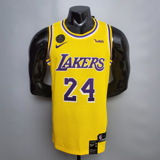 Camisola NBA Lakers #24 Bryant Commemorative Yellow - 23/24